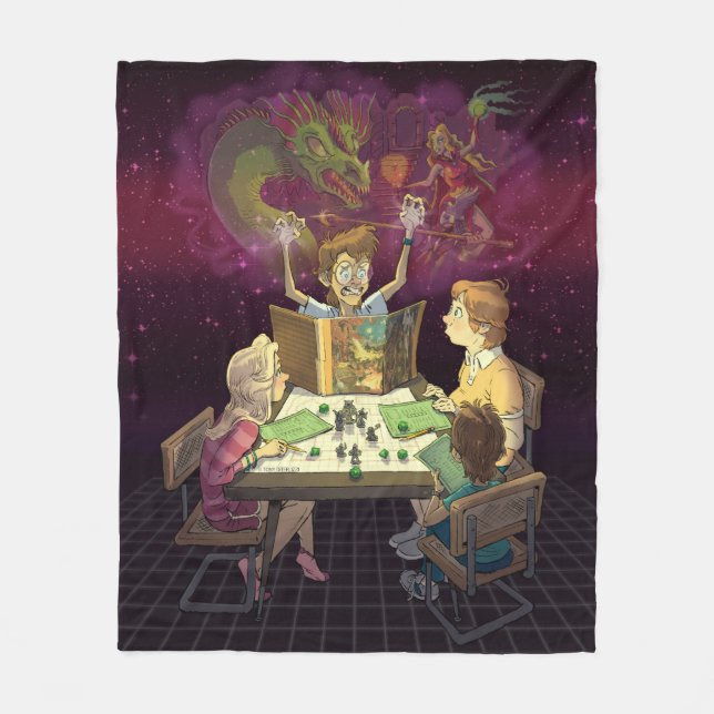 “It’s Just a Fantasy” Fleece Blanket (Framsidan)