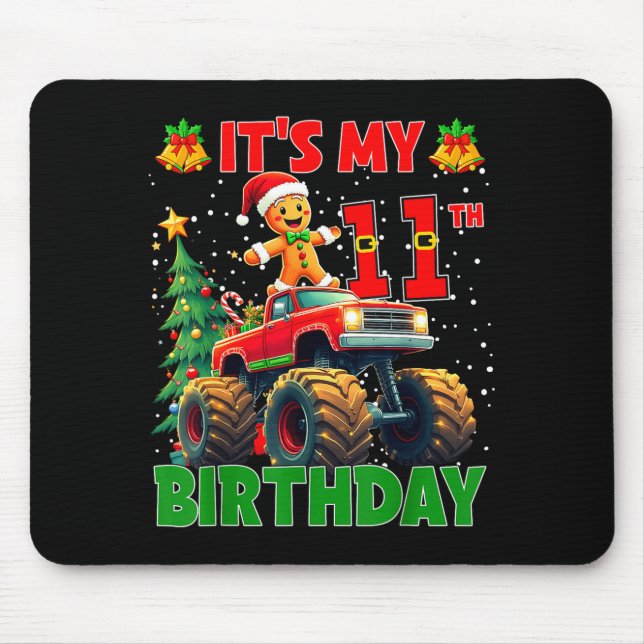 It’s My 11th Birthday Gingerbread Monster Truck Ch Musmatta (Framsidan)
