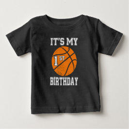It’s My 1st Birthday Basketball Design T Shirt