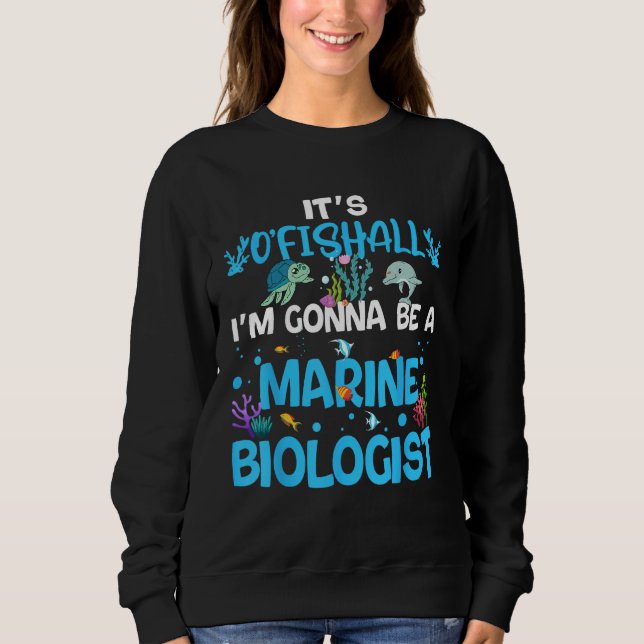 It s Ofishall  Future Marine Biologist Ocean Saver T Shirt (Framsida)