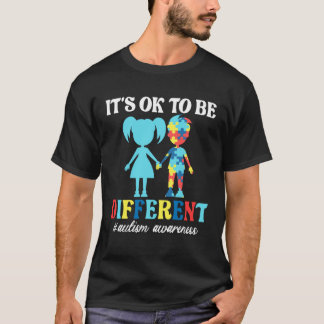 It s Ok To Be Different Autism Awareness Month Kid T Shirt