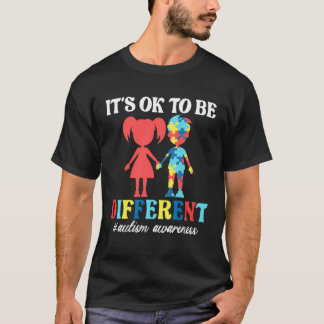 It s Ok To Be Different Autism Awareness Month Kid T Shirt