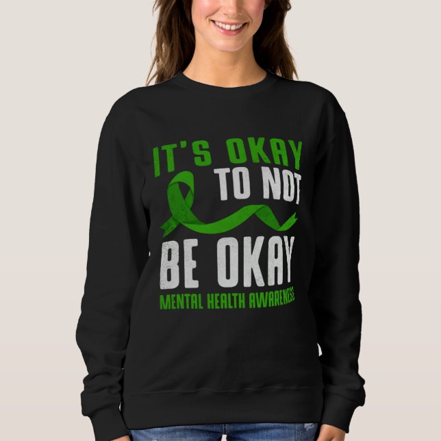 It s Okay Depression Mental Health Awareness Women T Shirt (Framsida)