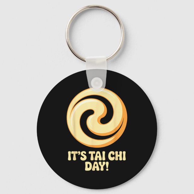 It’s Tai Chi Day Martial Arts Wellness Meditation  Nyckelring (Framsida)