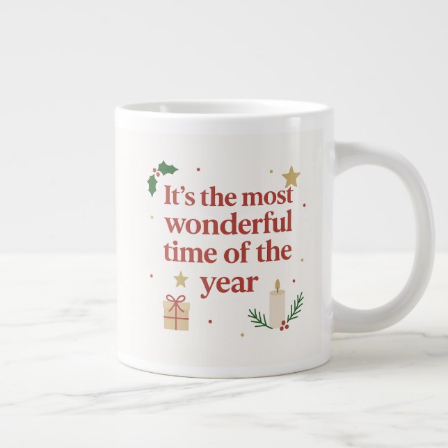 It’s the Most Wonderful Time of the Year | Mug Jumbo Mugg (Höger)