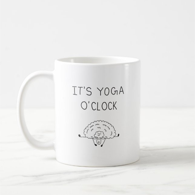 It’s Yoga O’Clock Sheep Kaffemugg (Vänster)