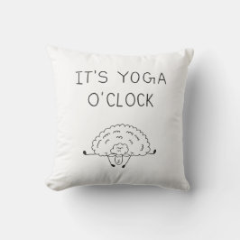 It’s Yoga O’Clock Sheep Kudde
