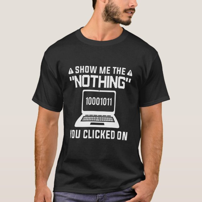 IT-säkerhetsexpert för cyberhacker och program T Shirt (Framsida)