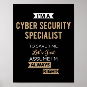 IT-säkerhetsspecialist Poster