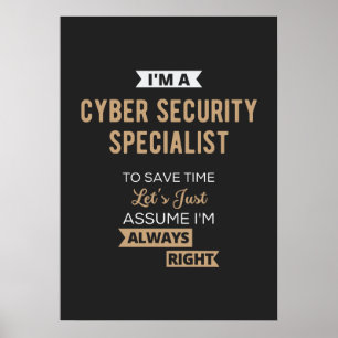 IT-säkerhetsspecialist Poster