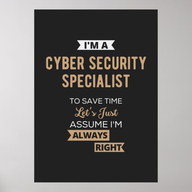IT-säkerhetsspecialist Poster (Framsidan)