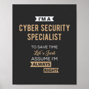 IT-säkerhetsspecialist Poster
