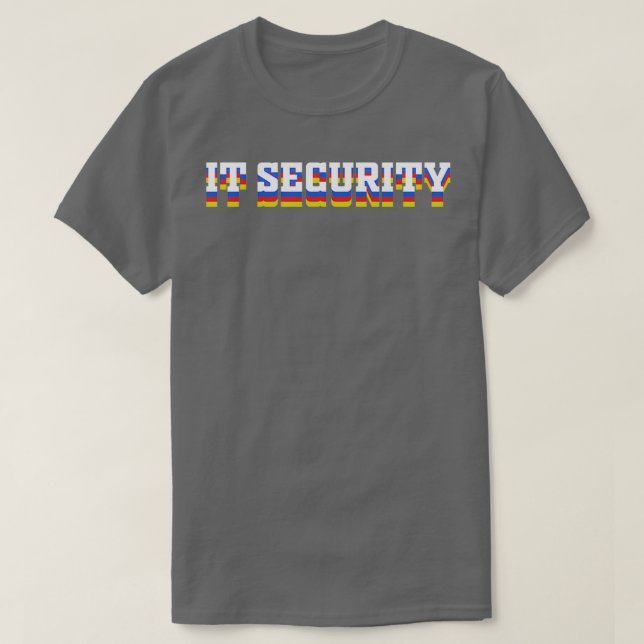 IT Security Network Protection Computer Cyber Tech T Shirt (Design framsida)