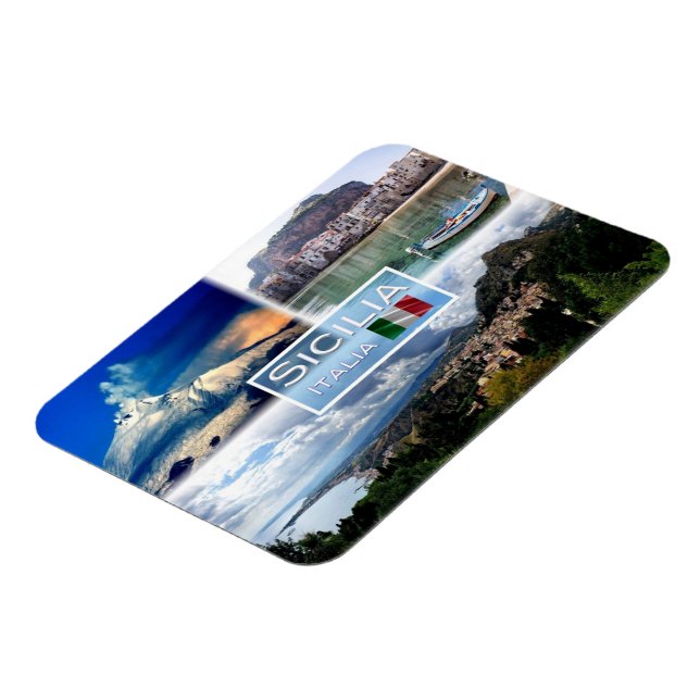 IT Sicilia - Etna - Cefalu' - Taormina - Magnet (Vänstra Sidan)