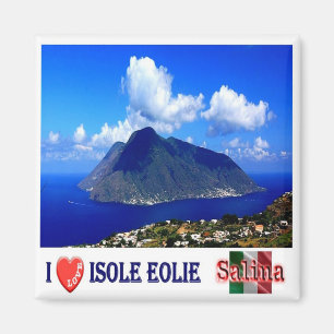 IT - Sicilien - Salina - I Kärlek Magnet