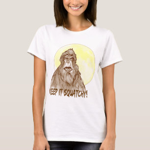 IT-SQUATCHY med full BEHÅLLA - Bigfoot Researchers Tee