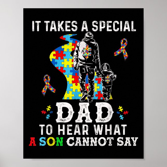 It Takes A Special Dad To Hear What A Son Cannot S Poster (Framsidan)