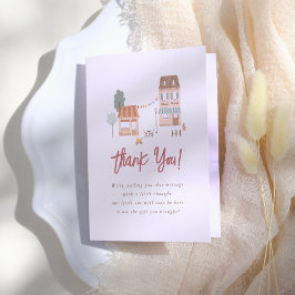 It Takes A Village Baby Shower Thank You Tack Kort