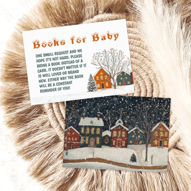 It Takes a Village Winter Books for Baby Tilläggskort (Skapare uppladdad)