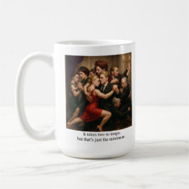 It takes two to tango kaffemugg