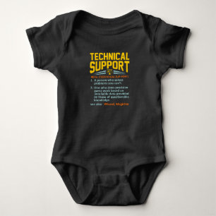 IT-teknik för definition av teknisk support T Shirt