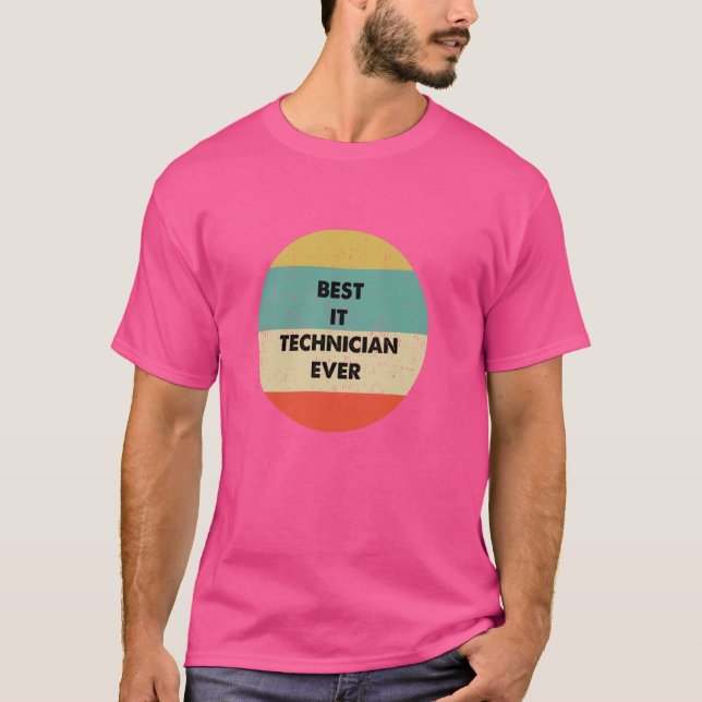 IT-tekniker T Shirt (Framsida)