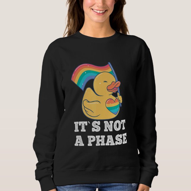 It Was Probably Not A Phase Of Gay Lgbt Rainbow Du T Shirt (Framsida)