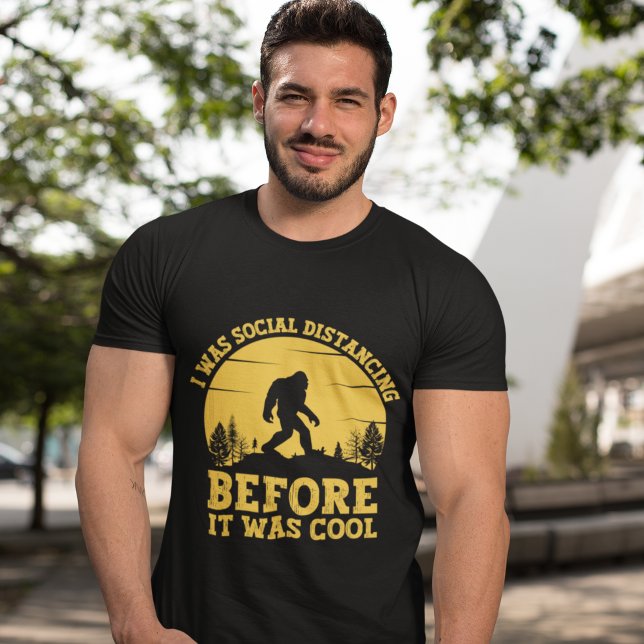 It was social distancing before it was cool Funny T Shirt (Skapare uppladdad)