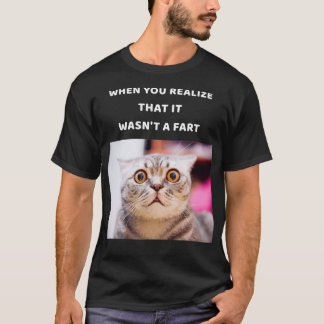 It Wasnt a Fart Funny Cat Gifts Toys Men Girls T Shirt