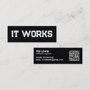 IT Works QR Mini Visitkort