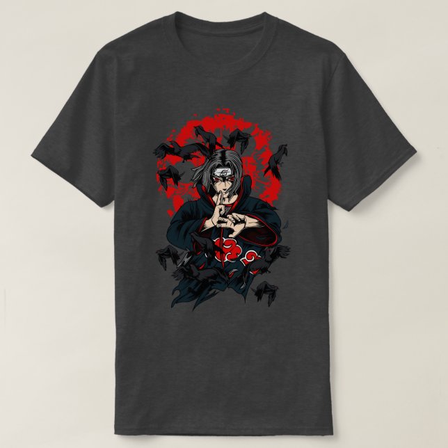 Itachi Genjutsu Fanart T Shirt (Design framsida)