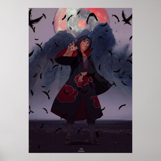 Itachi uchiha Akatsuki Poster (Framsidan)
