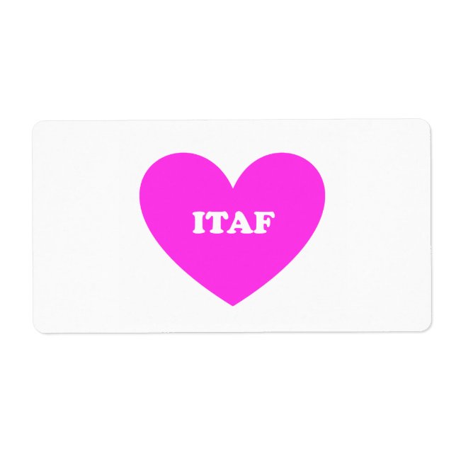 Itaf Fraktsedel (Framsidan)