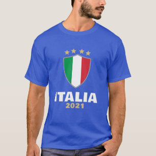 Italia 2021 Football Fläkt Jersey Italien T Shirt