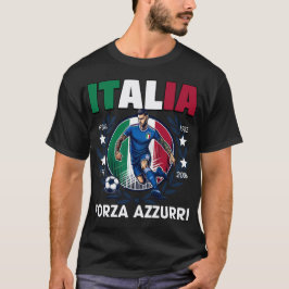 Italia 4 Star Campioni del Mondo T Shirt