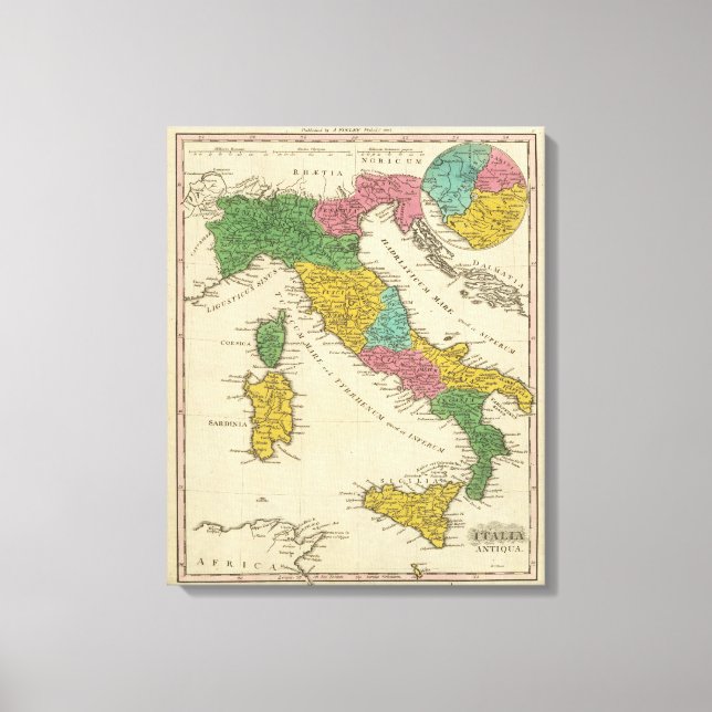 Italia Antiqua Canvastryck (Framsida)