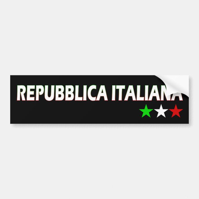 Italia Bildekal (Framsidan)