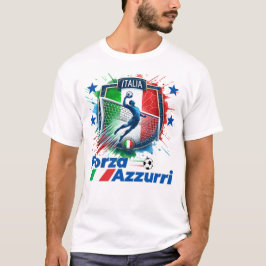 Italia Calcio 4 Stelle T Shirt