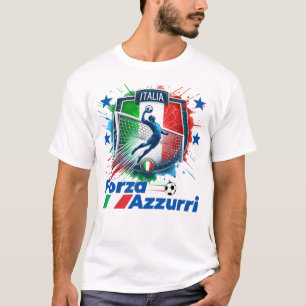 Italia Calcio 4 Stelle T Shirt