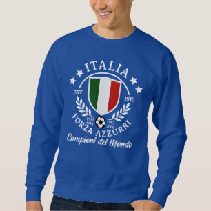 Italia Calcio 4 Stelle T-Shirt Lång Ärmad Tröja