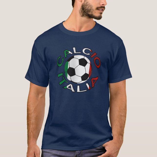 Italia Calcio italienfotboll T-shirt (Framsida)