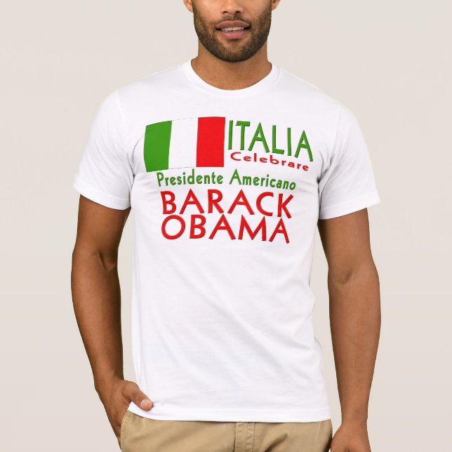 ITALIA CELEBRARE Obama Giorno di Inaugurazione Tröja (Framsida)