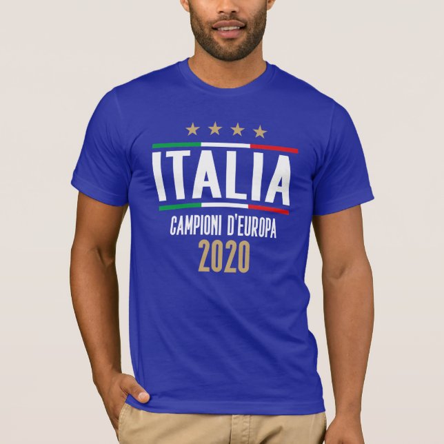 Italia Champions of Europe T-Shirt (Framsida)