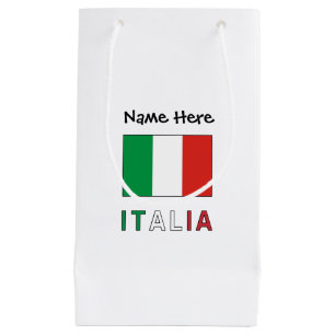 Italia e Bandiera Italiana con il Tuo Nome