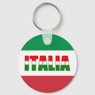 Italia-Flagga av italien Nyckelring