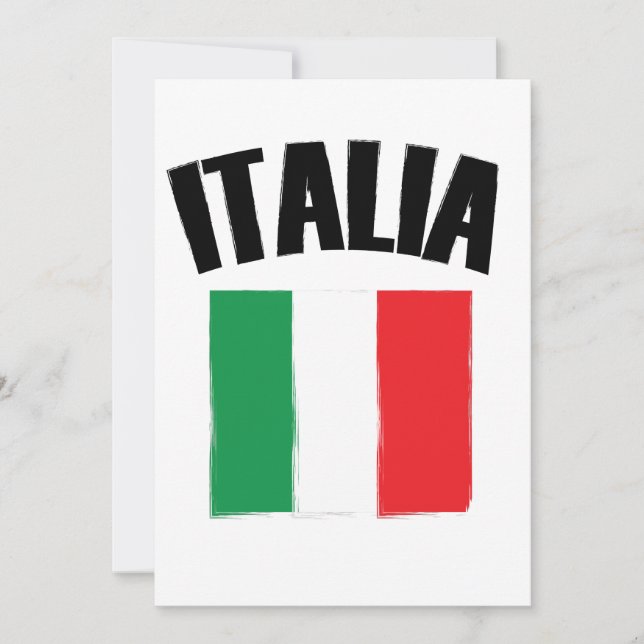 Italia Flagga Italien (Framsida)