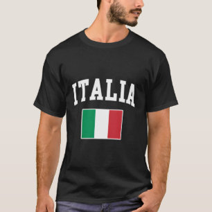 Italia Flagga Italien Italiano Family T Shirt
