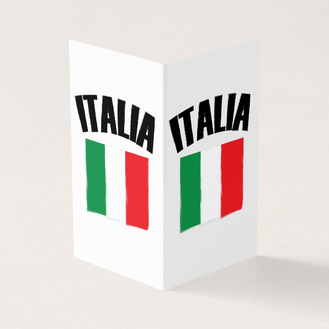 Italia Flagga Italien Kort (Utsida)