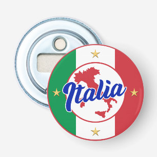 Italia Flagga & Karta Flasköppnare