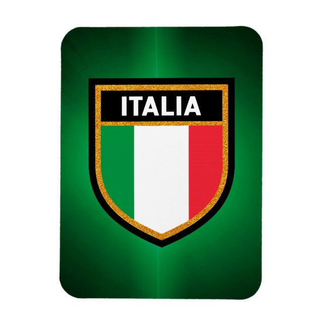 Italia Flagga Magnet (Vertikal)